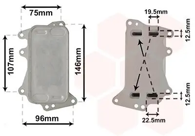 Ölkühler, Automatikgetriebe VAN WEZEL 06003556 Bild Ölkühler, Automatikgetriebe VAN WEZEL 06003556