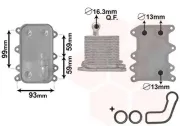 Ölkühler, Automatikgetriebe VAN WEZEL 06003560