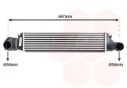 Ladeluftkühler VAN WEZEL 06004207