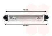 Ladeluftkühler VAN WEZEL 06004253