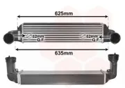 Ladeluftkühler VAN WEZEL 06004280