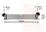 Ladeluftkühler VAN WEZEL 06004378