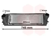 Ladeluftkühler VAN WEZEL 06004468