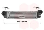 Ladeluftkühler VAN WEZEL 06004473