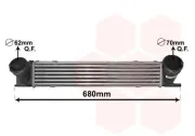 Ladeluftkühler VAN WEZEL 06004538