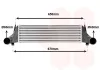Ladeluftkühler VAN WEZEL 06004576