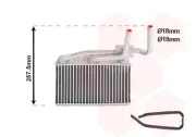 Wärmetauscher, Innenraumheizung VAN WEZEL 06006600