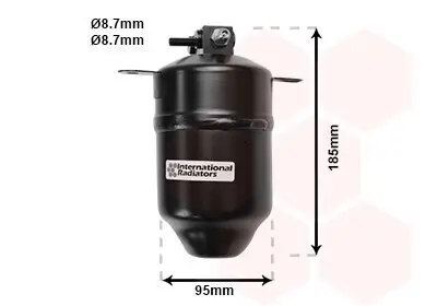 Trockner, Klimaanlage VAN WEZEL 0600D001