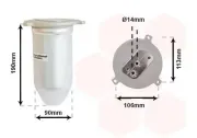 Trockner, Klimaanlage VAN WEZEL 0600D221