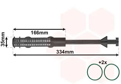 Trockner, Klimaanlage VAN WEZEL 0600D279