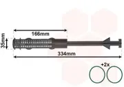 Trockner, Klimaanlage VAN WEZEL 0600D279