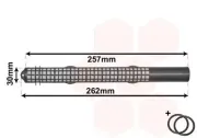 Trockner, Klimaanlage VAN WEZEL 0600D298