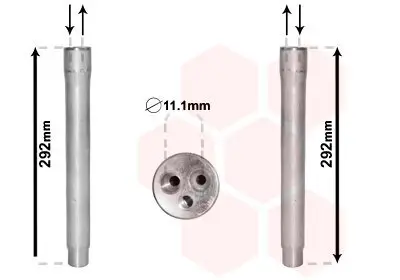 Trockner, Klimaanlage VAN WEZEL 0600D445