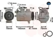 Kompressor, Klimaanlage 12 V VAN WEZEL 0600K306