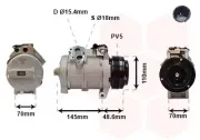Kompressor, Klimaanlage 12 V VAN WEZEL 0600K334