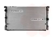 Kühler, Motorkühlung VAN WEZEL 06012718