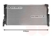 Kühler, Motorkühlung VAN WEZEL 06012723