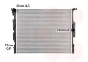 Kühler, Motorkühlung VAN WEZEL 06012736