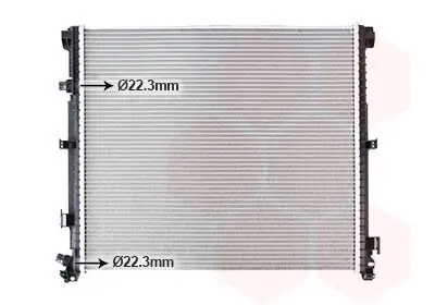 Kühler, Motorkühlung VAN WEZEL 06012741 Bild Kühler, Motorkühlung VAN WEZEL 06012741