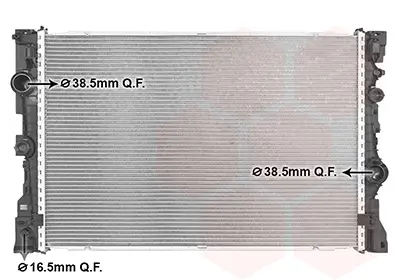 Kühler, Motorkühlung VAN WEZEL 06012743 Bild Kühler, Motorkühlung VAN WEZEL 06012743