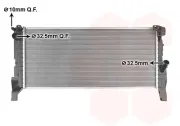 Kühler, Motorkühlung VAN WEZEL 06012751