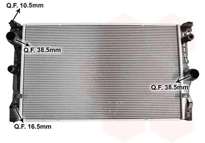 Kühler, Motorkühlung VAN WEZEL 06012752 Bild Kühler, Motorkühlung VAN WEZEL 06012752
