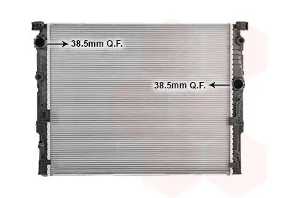 Kühler, Motorkühlung VAN WEZEL 06012753 Bild Kühler, Motorkühlung VAN WEZEL 06012753