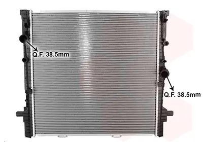 Kühler, Motorkühlung hinter dem Kühler VAN WEZEL 06012764