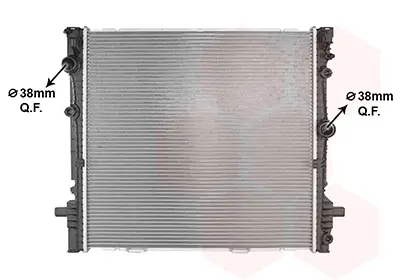 Kühler, Motorkühlung VAN WEZEL 06012784