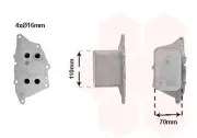 Ölkühler, Motoröl VAN WEZEL 06013702