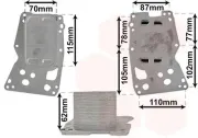 Ölkühler, Motoröl VAN WEZEL 06013715