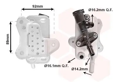 Ölkühler, Automatikgetriebe VAN WEZEL 06013716 Bild Ölkühler, Automatikgetriebe VAN WEZEL 06013716