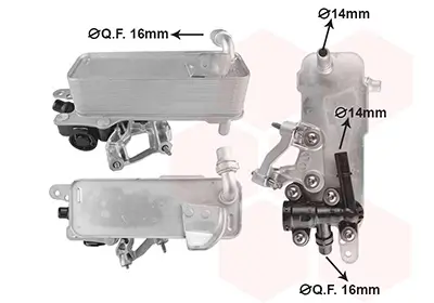 Ölkühler, Automatikgetriebe VAN WEZEL 06013749