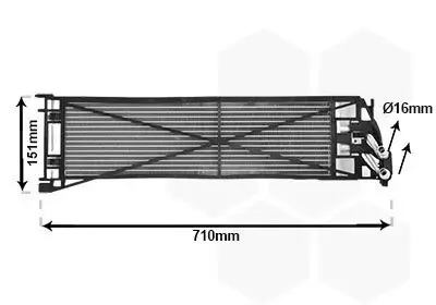 Ölkühler, Automatikgetriebe VAN WEZEL 06013764