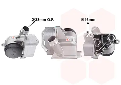 Ölkühler, Motoröl VAN WEZEL 06013779 Bild Ölkühler, Motoröl VAN WEZEL 06013779