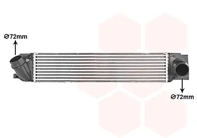 Ladeluftkühler VAN WEZEL 06014732 Bild Ladeluftkühler VAN WEZEL 06014732