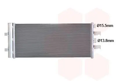 Kondensator, Klimaanlage VAN WEZEL 06015710 Bild Kondensator, Klimaanlage VAN WEZEL 06015710