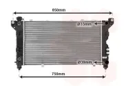 Kühler, Motorkühlung VAN WEZEL 07002028