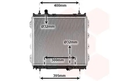 Kühler, Motorkühlung VAN WEZEL 07002083 Bild Kühler, Motorkühlung VAN WEZEL 07002083