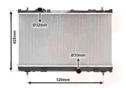 Kühler, Motorkühlung VAN WEZEL 07002101