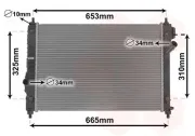 Kühler, Motorkühlung VAN WEZEL 08002064