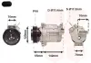 Kompressor, Klimaanlage 12 V VAN WEZEL 0800K063