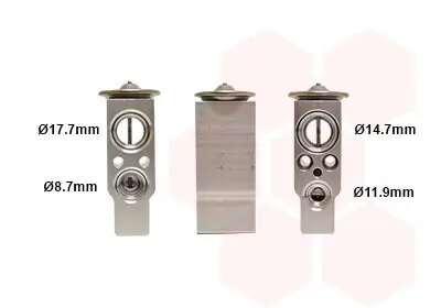 Expansionsventil, Klimaanlage VAN WEZEL 09001219 Bild Expansionsventil, Klimaanlage VAN WEZEL 09001219