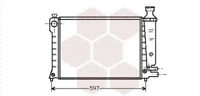 Kühler, Motorkühlung VAN WEZEL 09002036