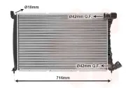 Kühler, Motorkühlung VAN WEZEL 09002102