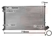 Kühler, Motorkühlung VAN WEZEL 09002103