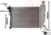 Kühler, Motorkühlung VAN WEZEL 09002115
