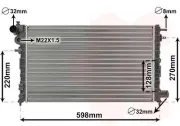 Kühler, Motorkühlung VAN WEZEL 09002120