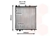 Kühler, Motorkühlung VAN WEZEL 09002187