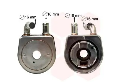 Ölkühler, Automatikgetriebe VAN WEZEL 09003284